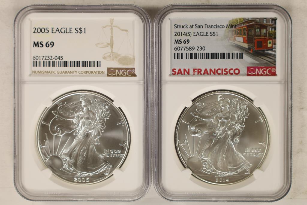 BIDALOT COIN AUCTION ONLINE MON. JAN. 17TH, 2022 AT 7 PM EST